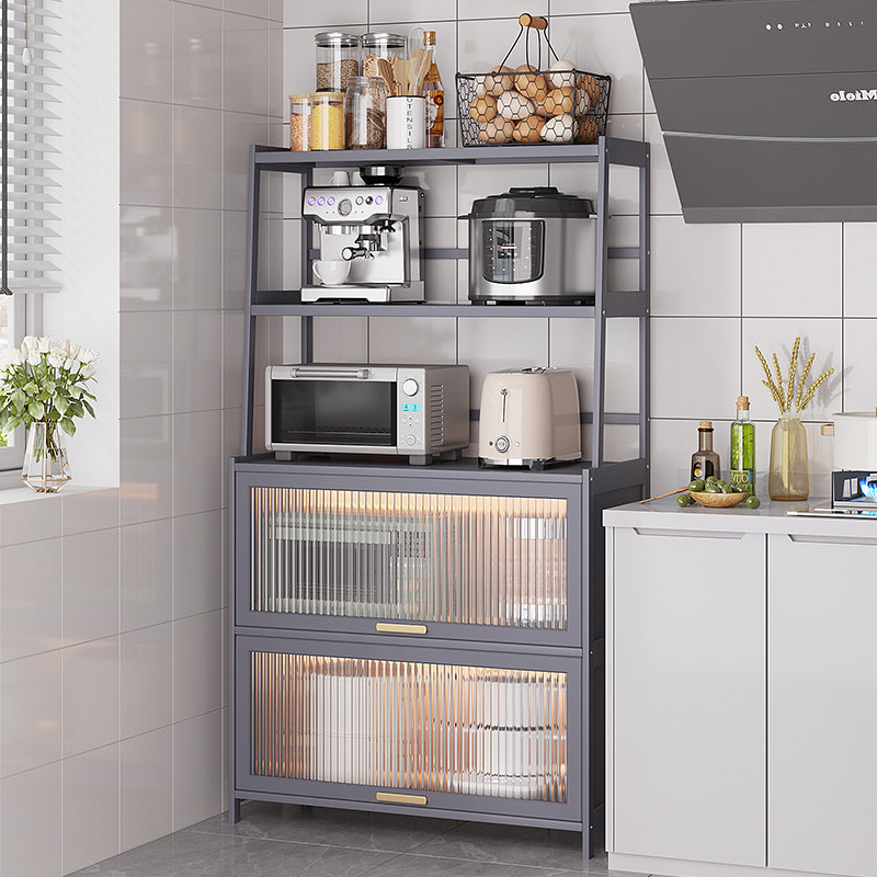 微波炉烤箱置物架厨房落地收纳支架多层家用多功能储物货架橱柜子,厨房/烹饪用具,微波炉置物架,淘宝优惠券,粉丝福利购,淘宝优惠卷