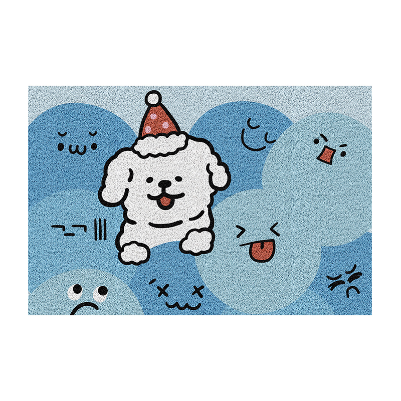 入户门垫可裁剪丝圈m地垫家用卡通客厅玄关垫进门除尘防滑耐磨脚