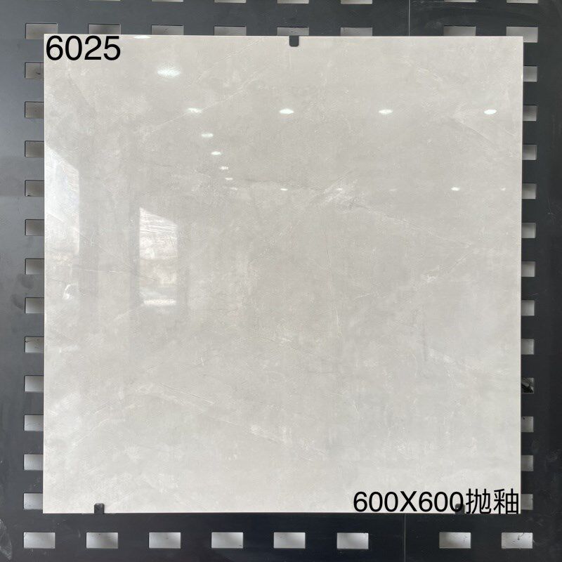 简约现代客厅地板砖l600X600全瓷抛釉瓷砖亮光经典地板砖釉面砖