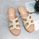 凉鞋 坡跟拖鞋 百搭平底凉拖 女H时尚 夏季 女2025年新款 外穿懒人拖鞋