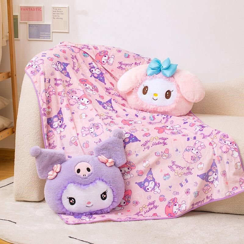 卡通抱枕毯子办公室空调午睡毯沙发毯加厚毛毯便携旅行毯车载盖毯,居家布艺,抱枕被,淘宝优惠券,粉丝福利购,淘宝优惠卷