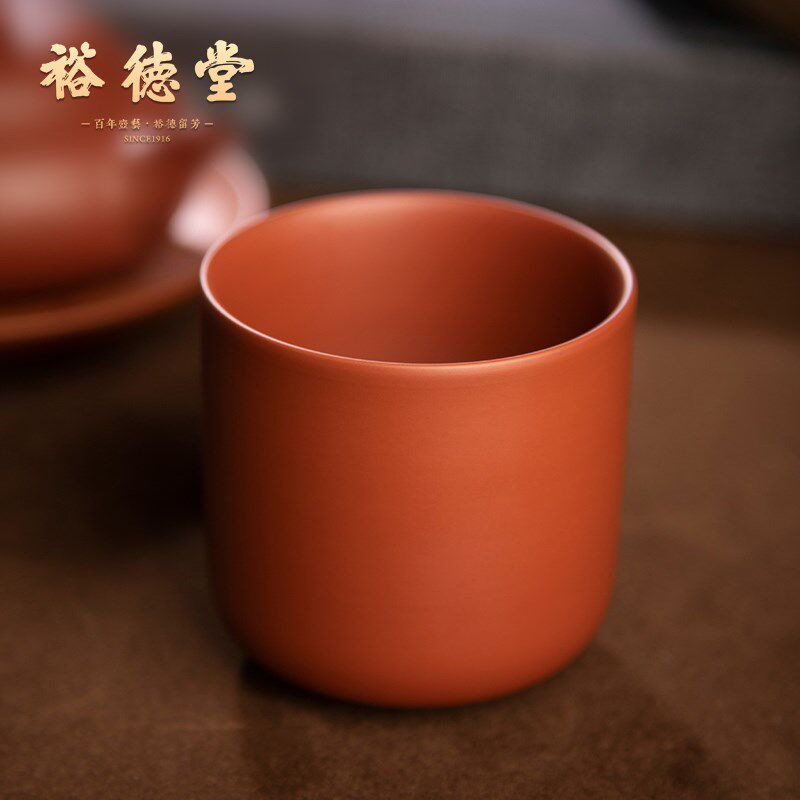 紫砂小茶a杯功夫茶主人杯单杯手工品茗杯小号紫砂杯陶瓷茶具礼盒