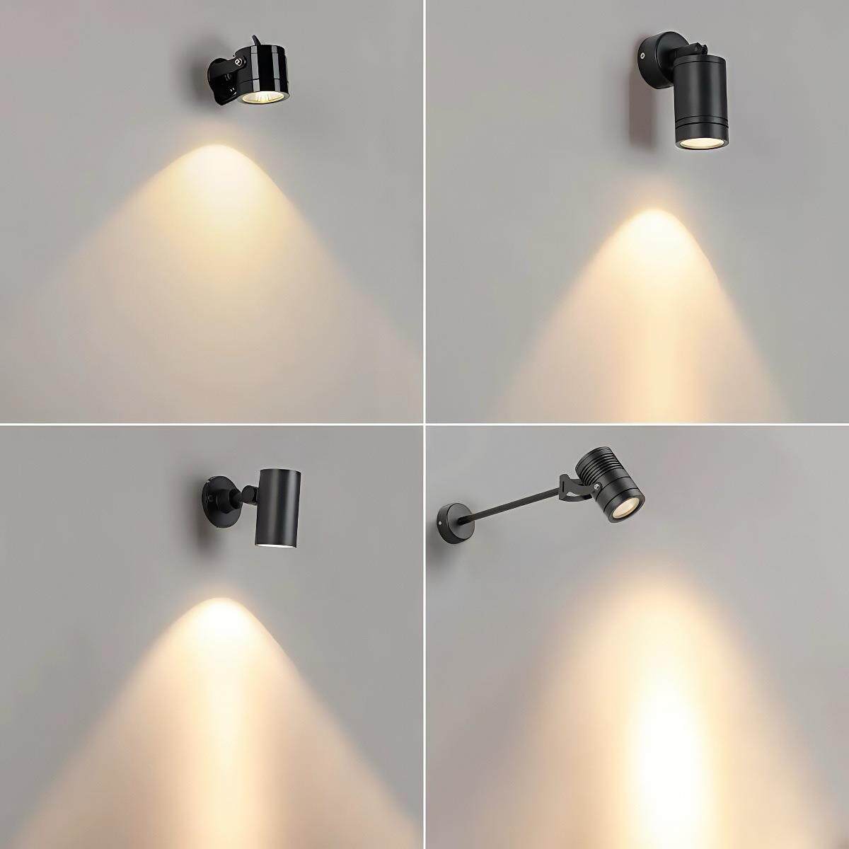 led户外广告招牌灯店铺室外门牌射灯防水商用店面牌匾门口投光灯