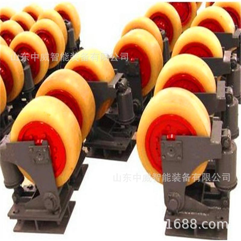 矿用双轮滚轮罐耳LS36K罐笼导向滚轮罐耳LS35型聚氨酯滚轮罐耳