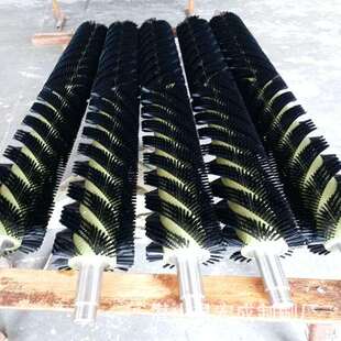 直供尼龙清洗毛刷 玻璃清洗机毛刷辊 除尘毛刷辊 酸洗线刷辊