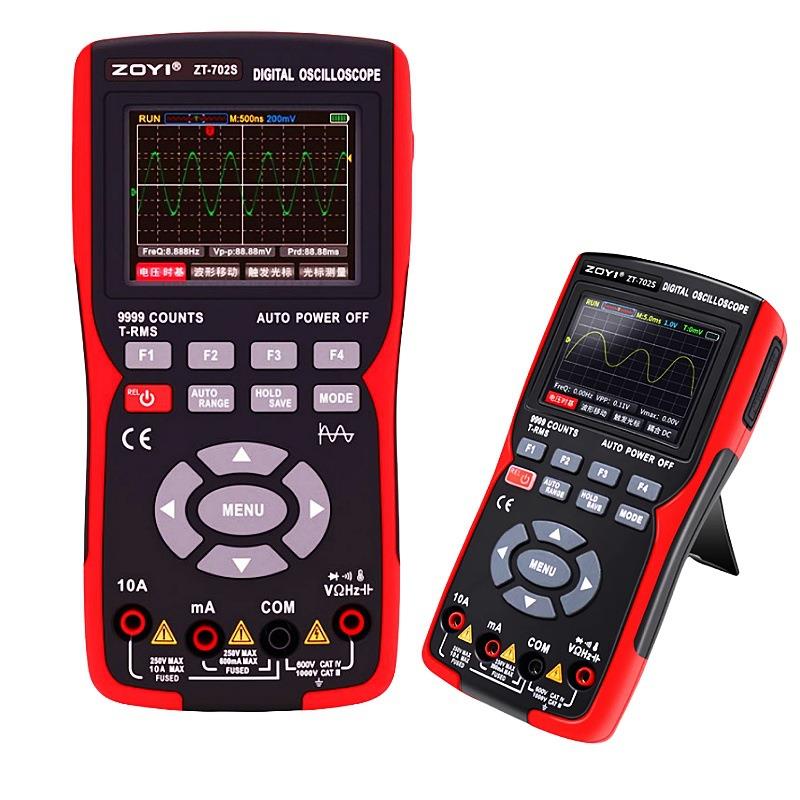 ZT702S彩屏手持数字示波器万用表高精度多功能智能二合一汽修仪表