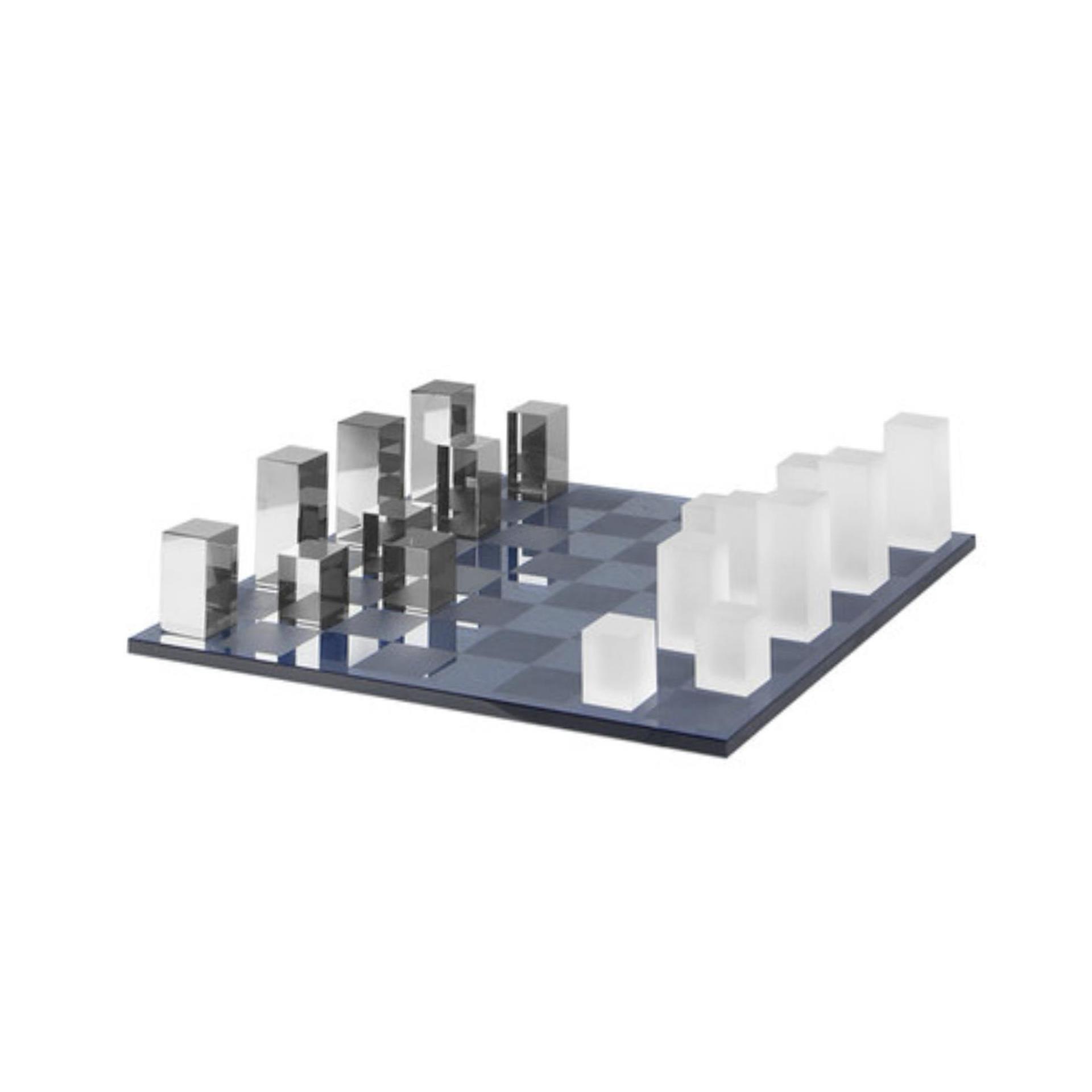 现代简约创意磨砂电镀水晶棋盘摆件 轻奢软装饰品摆件客厅售楼处