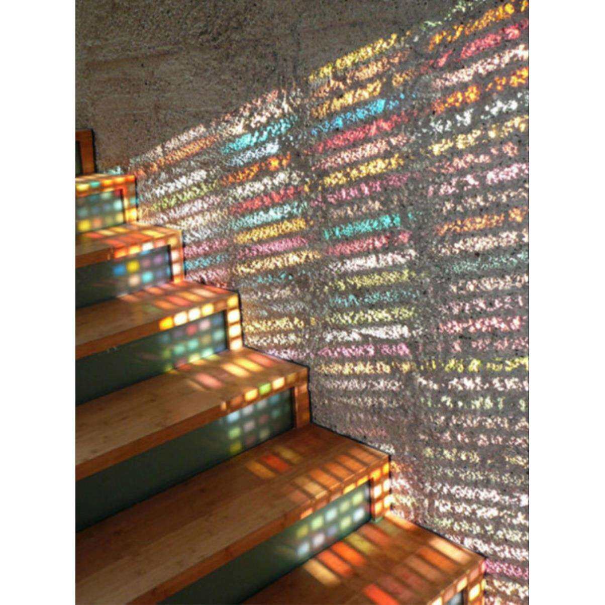 轻奢定 做蒂凡尼入户钢化玄关隔断屏风窗门艺术花玻璃七彩方格透