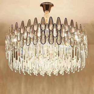 后现代轻奢吊灯水晶灯客厅灯具奢华时尚简约现代大气餐厅卧室灯饰