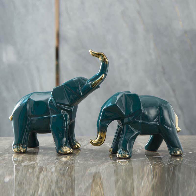 酒柜装饰品摆件简约现代轻奢高档电视家里家居客厅橙创意套装组合