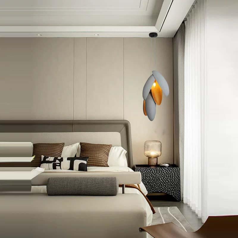 意大利时尚个性风铃吊灯后现设计师软装样板间别墅床头灯