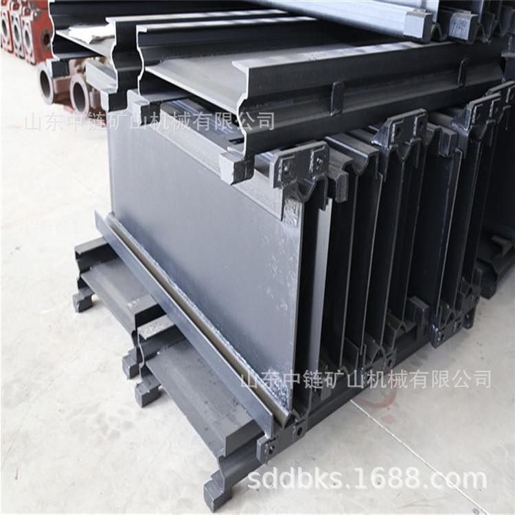 现货供应矿用刮板机配件150C型半滚筒 加厚中部槽 煤溜子