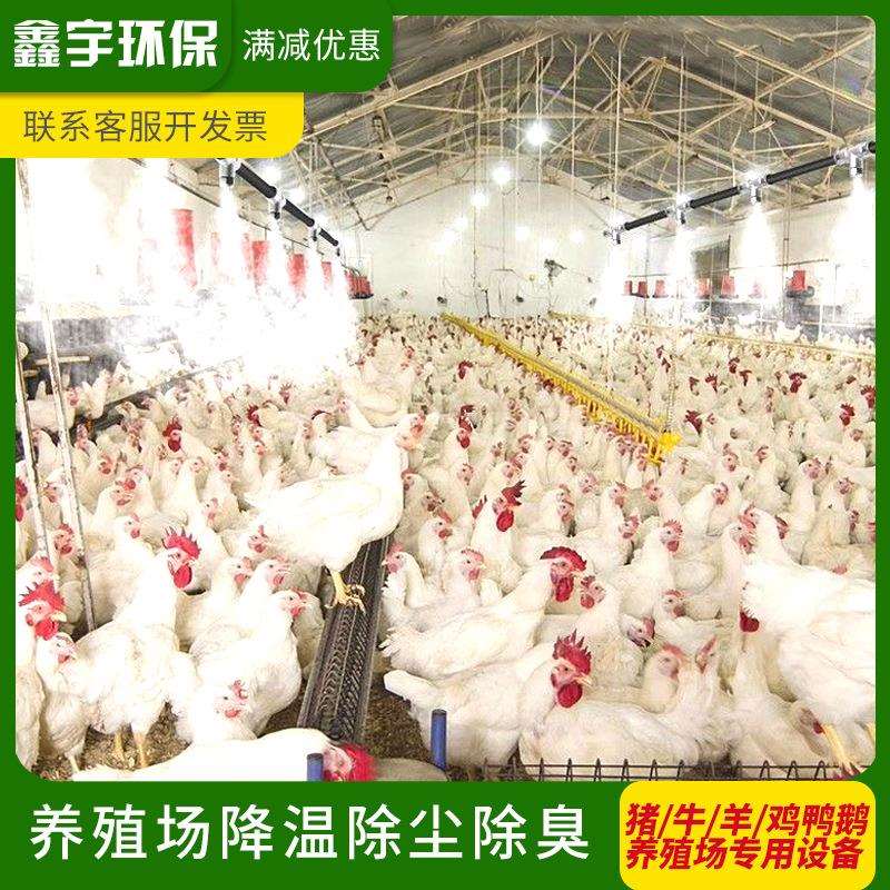 养殖厂专用高压喷淋系统鸡鸭鹅牛猪厂消毒降温除臭畜牧养殖场