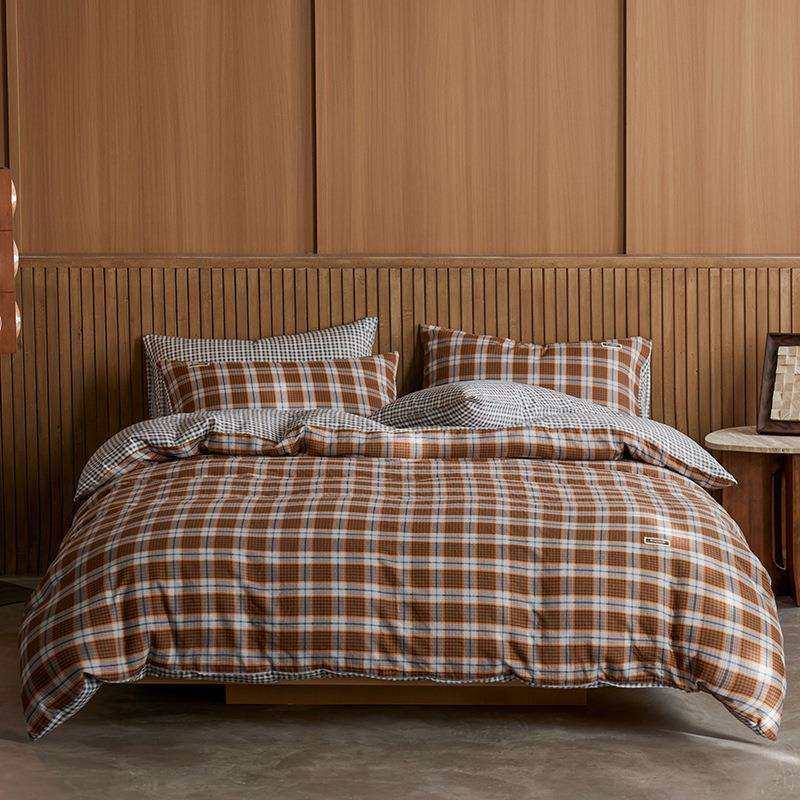 2025新款全棉双层纱苏格兰格子AB面床单款四件套,鲜花速递/花卉仿真/绿植园艺,割草机/草坪机,淘宝优惠券,粉丝福利购,淘宝优惠卷