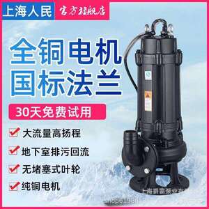 上海爵霸直销：污水泵、排污切割泵油浸式潜水泵品质好价格优铜线