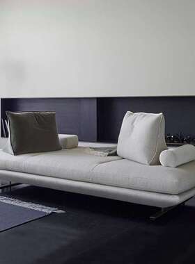 法国ligne-roset写意空间布艺沙发设计师PRADO直排三人位双面沙发