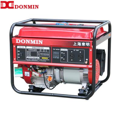 厂家东明单相220v小型5kw汽油发电机移动通讯铁塔基站代维油机