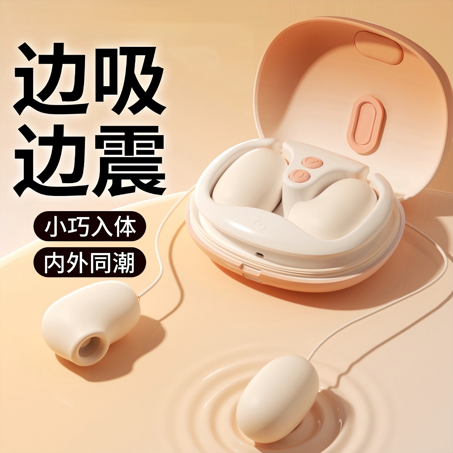 谜姬迷你小跳蛋入体强震吮吸阴蒂刺激高潮神器女用自慰器情趣玩具
