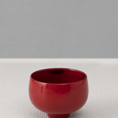 可漆 素髹大漆茶杯 红黑纯色 手工漆器工艺品 茶具 对杯主人杯