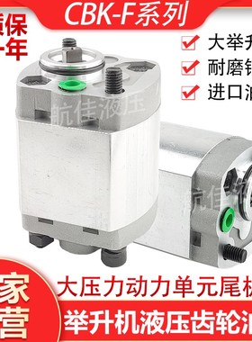 汽车举升机动力单元齿轮油泵CBKt-F2.1/2.6/3.2/4.8/5.8大剪双四