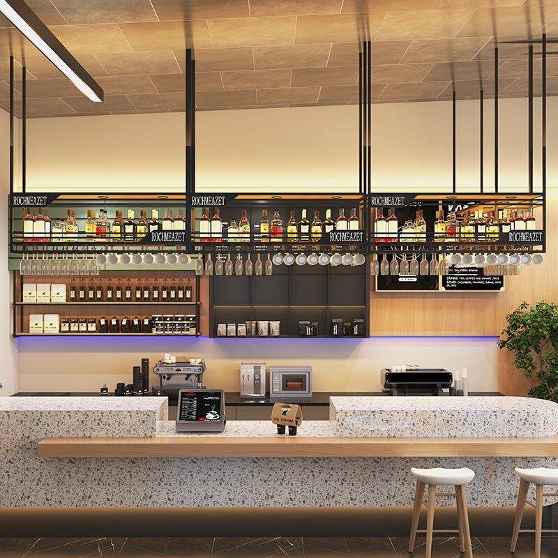 厂促酒吧吧台挂式酒架吊倒挂置悬物架工业风示红酒架酒柜杯架酒柜,标准件/零部件/工业耗材,车间地垫,淘宝优惠券,粉丝福利购,淘宝优惠卷