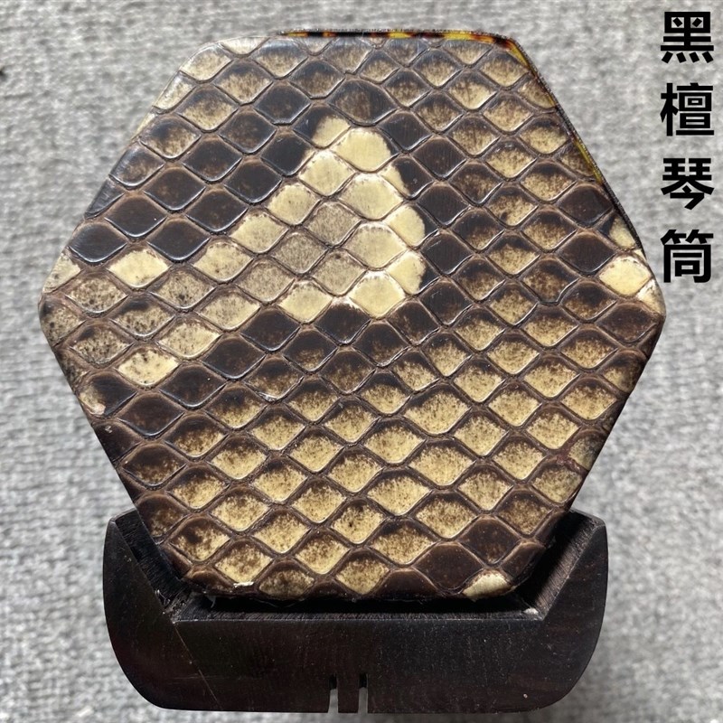 二胡琴筒子金花蟒背脊皮白木红木紫檀黑I檀圆孔扁孔手工蒙皮可选