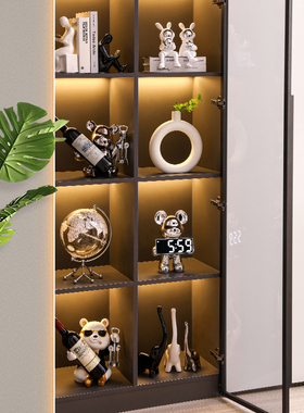 高档酒柜装饰摆件现代客厅电视柜展示柜高级O感家居软乔迁新居礼