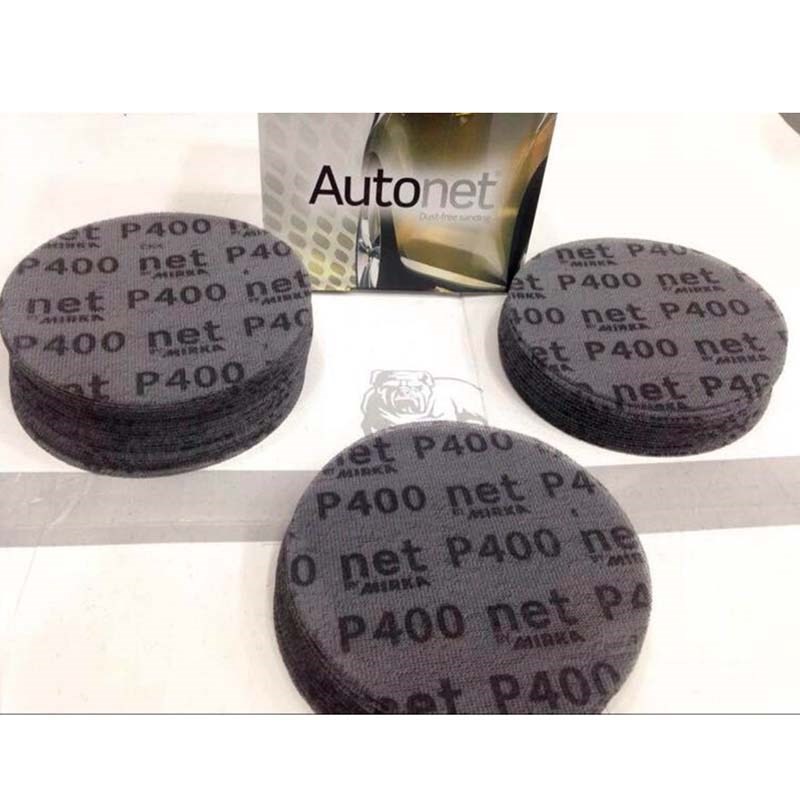 芬兰磨卡网格砂AUTOnet磨卡MIIRKA5寸砂纸6寸网砂