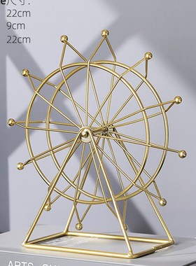 旋转摩天轮摆件创意轻奢家居客厅酒柜电视柜隔断柜V卧室装饰品摆