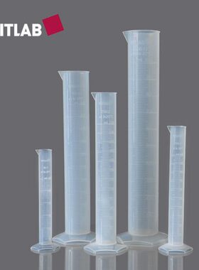 P塑料50P量杯量筒m/进口TLm0500VI刻度10/250ll/证书AB量筒精准带