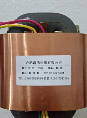 变压器双电源16 变压器格 牛定做种规RR多0型 38R20W0纯铜 V