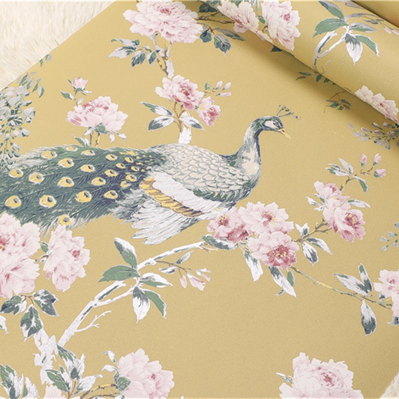 爱舍非自粘加厚无纺布墙纸奢华欧式客厅卧L室立体浮雕电视背景壁