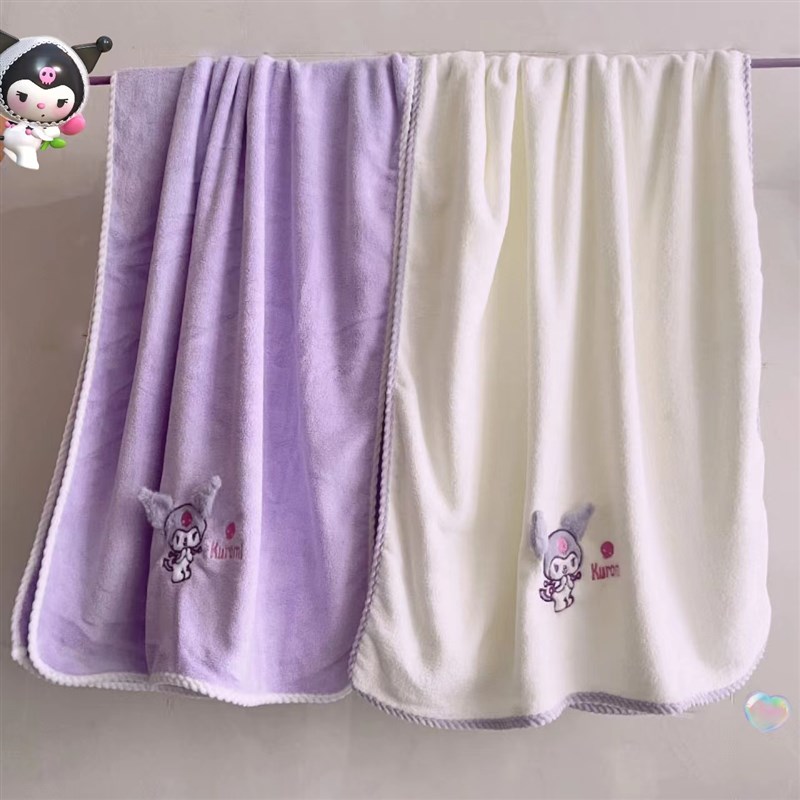 卡通库洛米儿童毛巾浴帽女超强吸水速干男女洗头免吹擦头干发帽