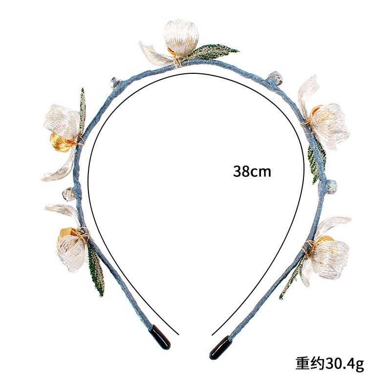优妮2023新款铜丝奔赴春之约单色发夹发箍头饰品婚纱头饰婚庆新娘