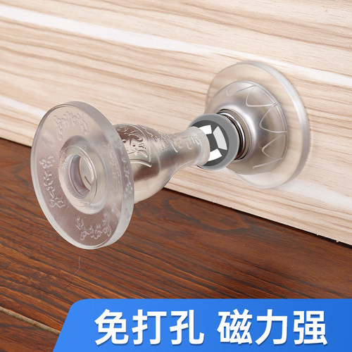 门档器硅胶门吸免打孔新款大门防撞神器门后家用顶门抵门门塞门阻