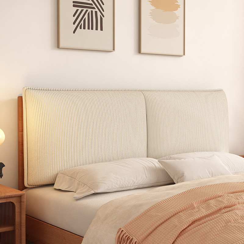 2024新款防撞床头软包大靠背套榻榻米靠垫靠枕无床头可定制可拆洗