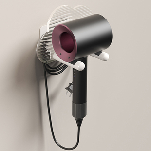 家用吹风机置物架免打孔化妆室吹风机挂架浴室壁挂式 支架收纳神器