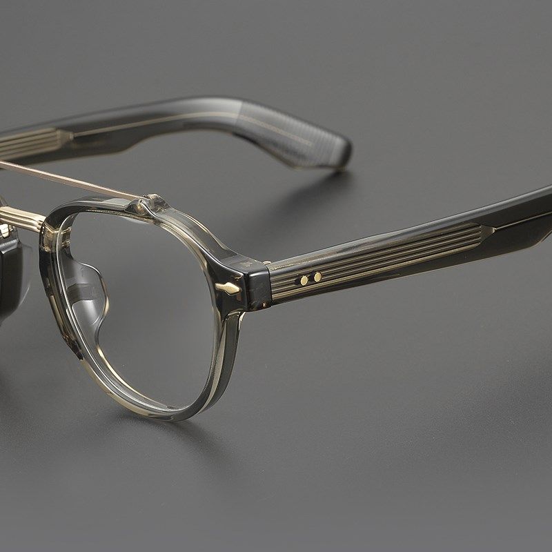 日式双梁全框复古手工个性板材近视眼镜架可配度数男大小脸橄榄绿,ZIPPO/瑞士军刀/眼镜,眼镜架,淘宝优惠券,粉丝福利购,淘宝优惠卷