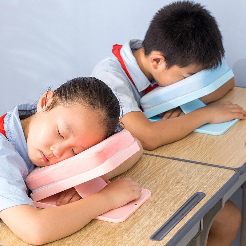 新品小学生午睡枕儿童趴睡枕学校桌上午I休枕头办公室夏季睡觉抱