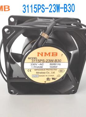 NMB风机3115PS-23W-B30 8038 10/8W 230V散热风扇3115PS-23T-B30