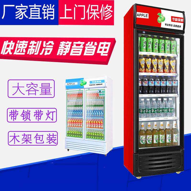 冷藏柜保鲜柜展示柜立式饮料柜商用单门冰柜双门啤酒冷柜水柜