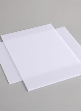 乳白色实心pc板厂家生产阳光房雨棚遮阳实心聚碳酸酯pc扩散板加工