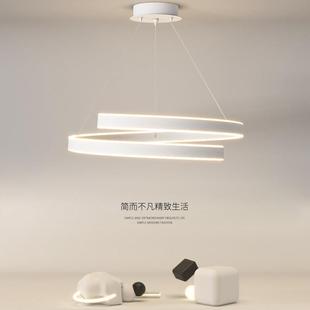 极简餐厅吊灯设计师创意2023年新款 现代简约卧室灯客厅餐桌饭厅灯