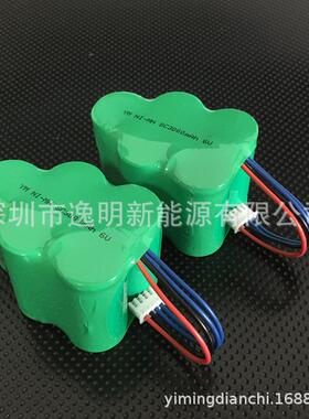 适用科沃斯地宝魅影叮机器人电池3号SC3000 6V扫地机机器人电池组