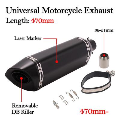 TMAX530春风250赛艇400黄龙600忍者300 R3摩托跑车改装大六角圆尾