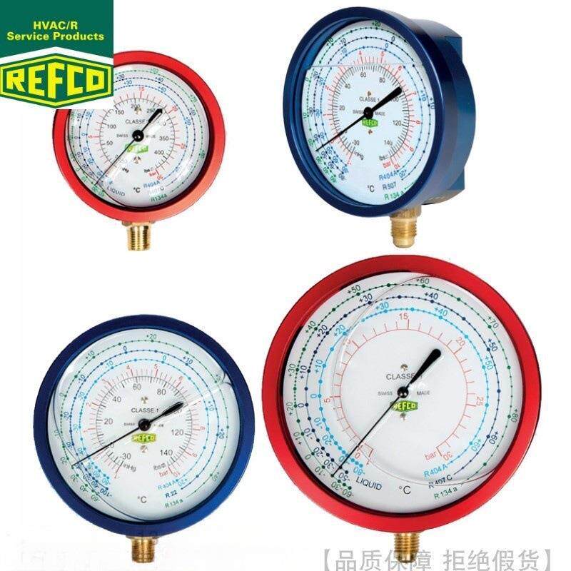 REFCO/威科压力表M2-250/500/255/555-M/DS-R22-R134a/R407C
