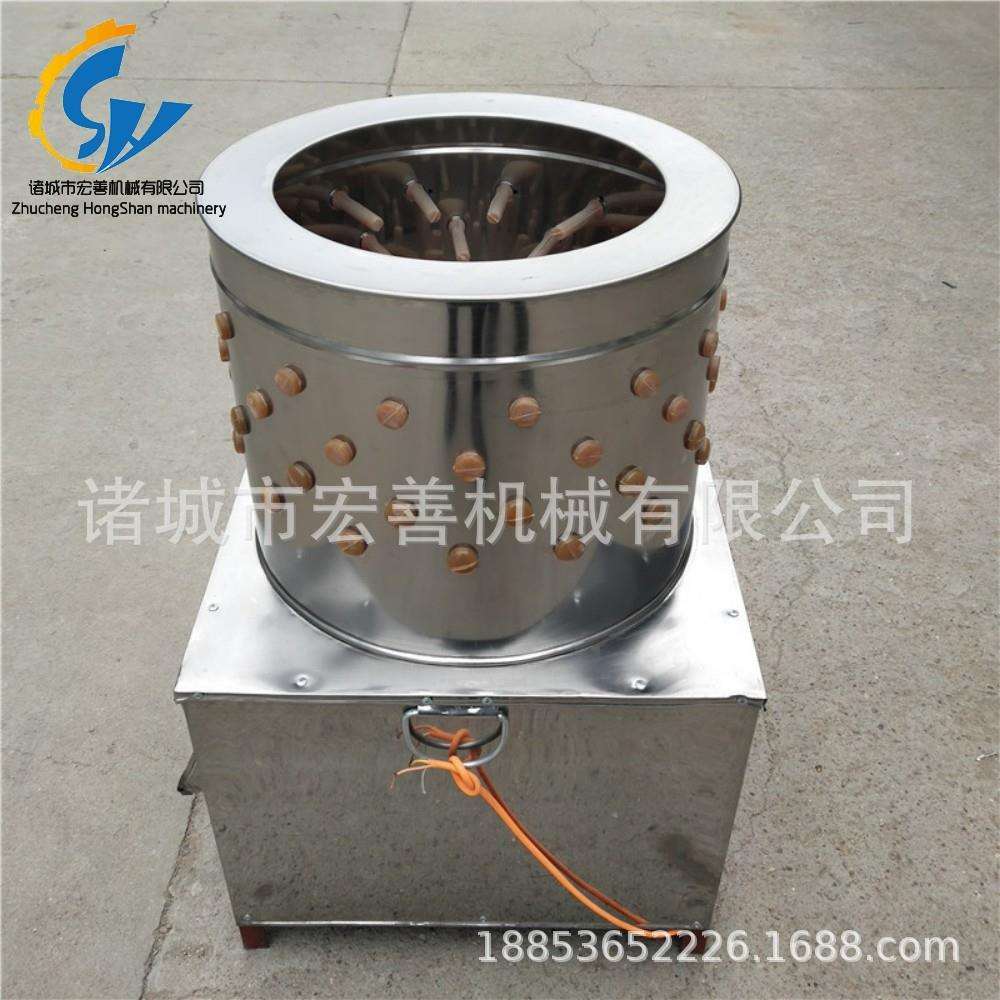 鸡鸭鹅脱毛设备 肉鸽圆筒式脱毛机 家禽拔毛机 鹌鹑脱毛屠宰机械