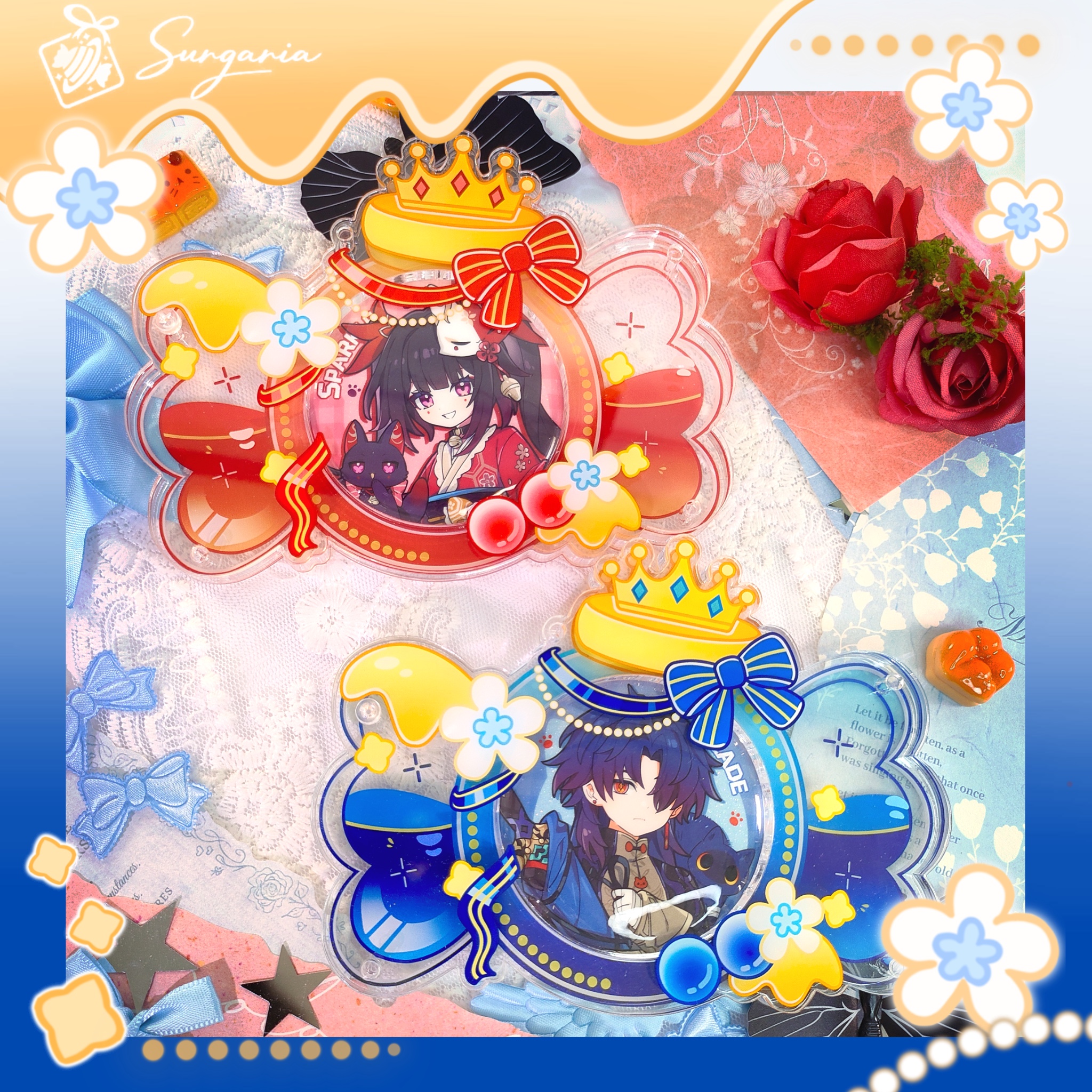 糖匣亚克力谷美吧唧砖58mm