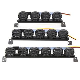 SCX10 联动PIAA灯罩射灯TRX4 模型灯 网状灯 10攀爬遥控车顶灯