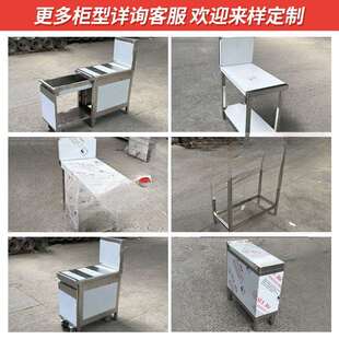 不锈钢拼台配菜台灶间拼台厨房置物架灶台酒店专用调料台双层桌子